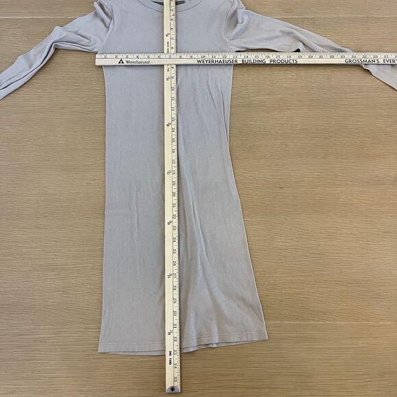 Women's Enza Costa Size XS Longe Sleeve Crewneck Mini Dress - Picture 5 of 8